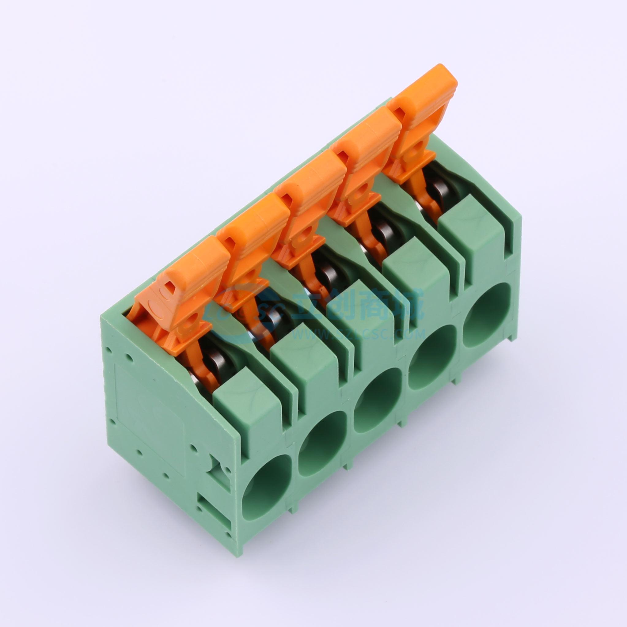 KF206-10.0-5P实物图