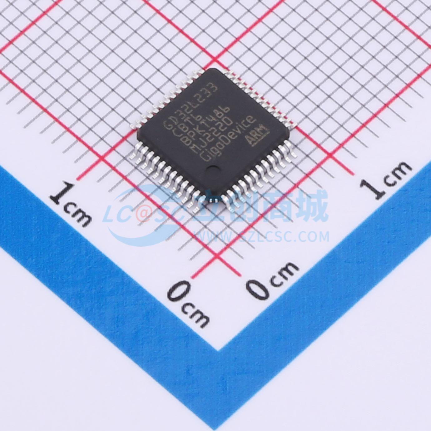 点击查看大图 GD32L233CBT6实物图