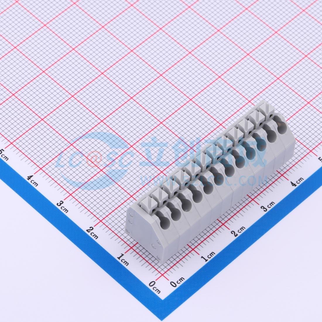点击查看大图 MX250-3.5-12P-A-GY01-Cu-A实物图