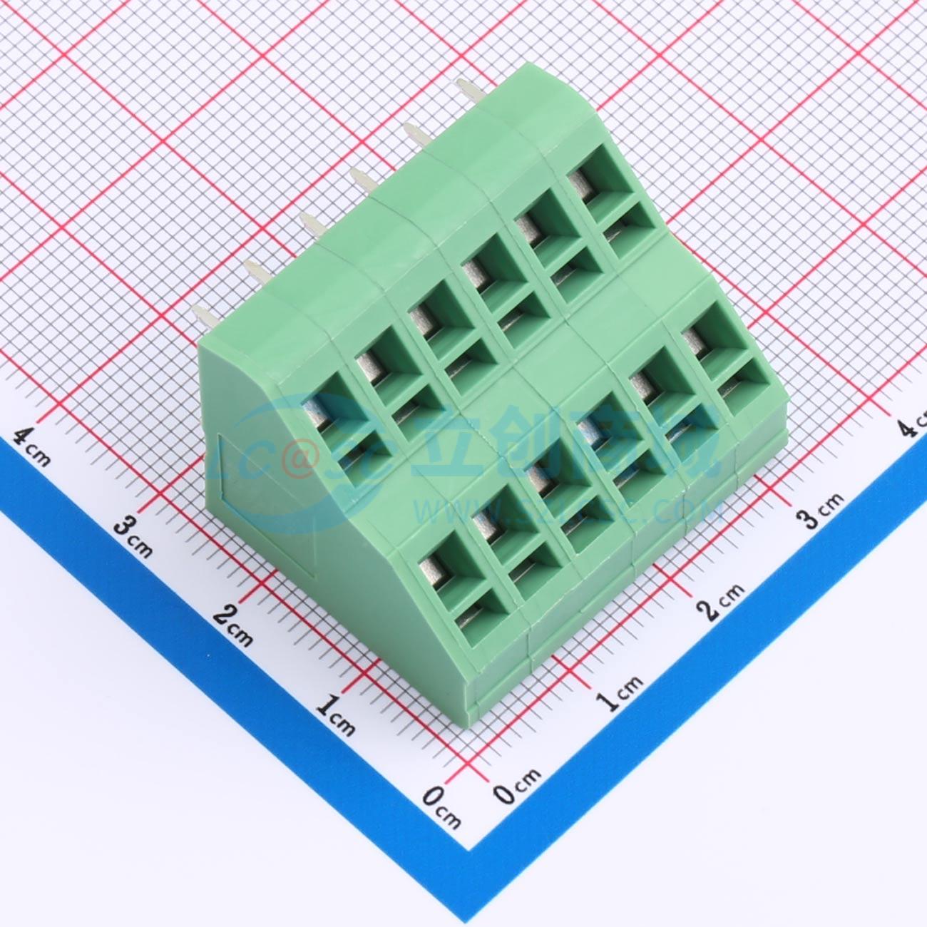 点击查看大图 KFM736B-5.08-2*6P实物图