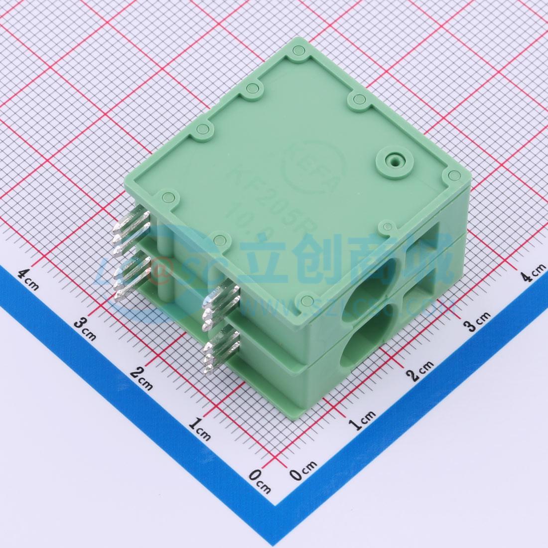 点击查看大图 KF205R-10.0-2P实物图