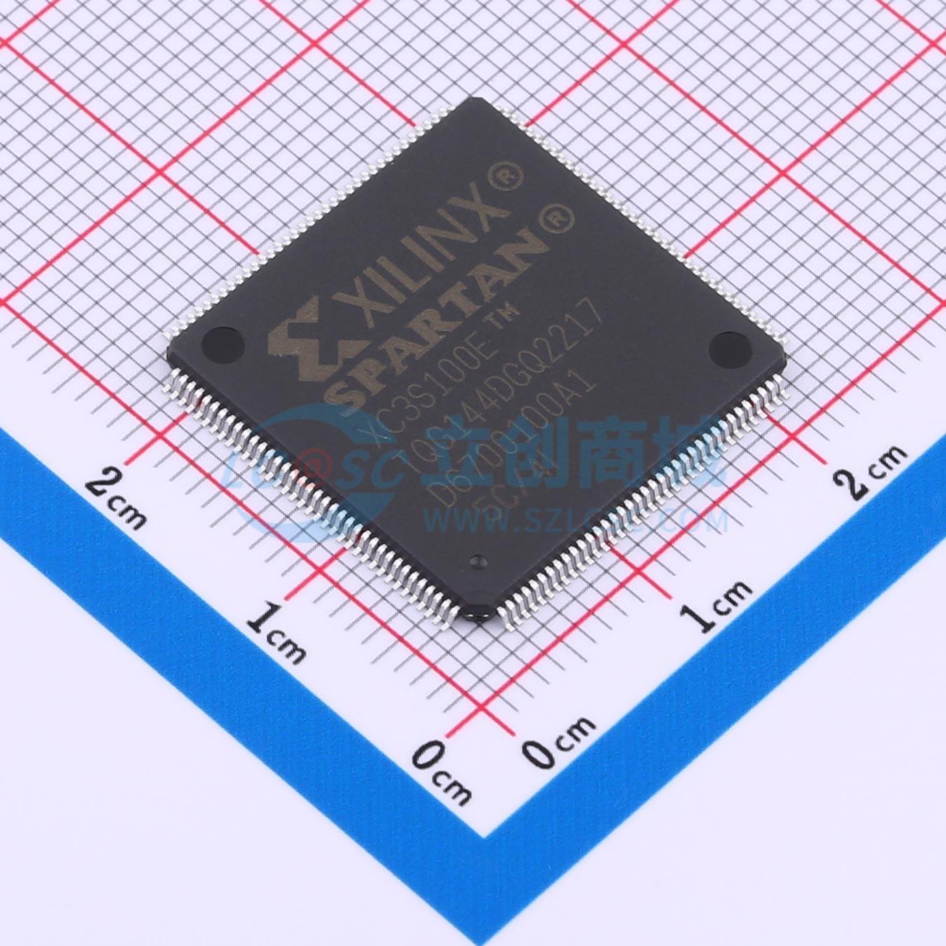 点击查看大图 XC3S100E-4TQG144I实物图