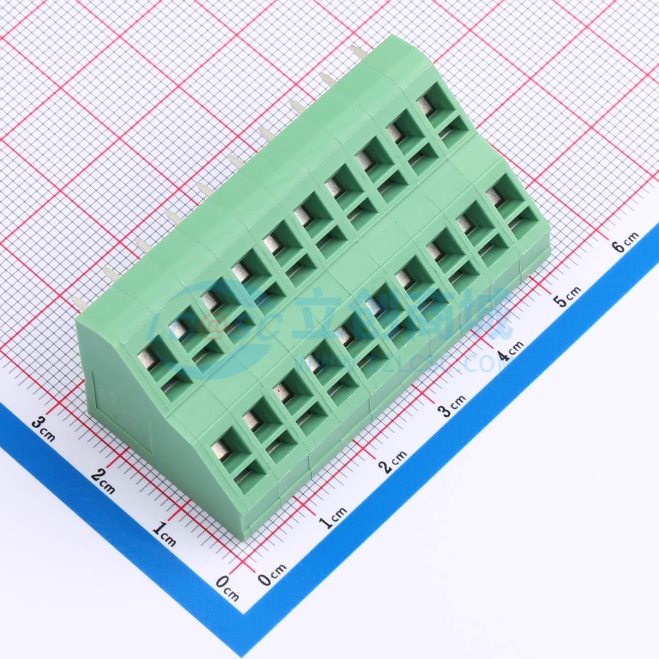点击查看大图 KFM736B-5.08-2*10P实物图