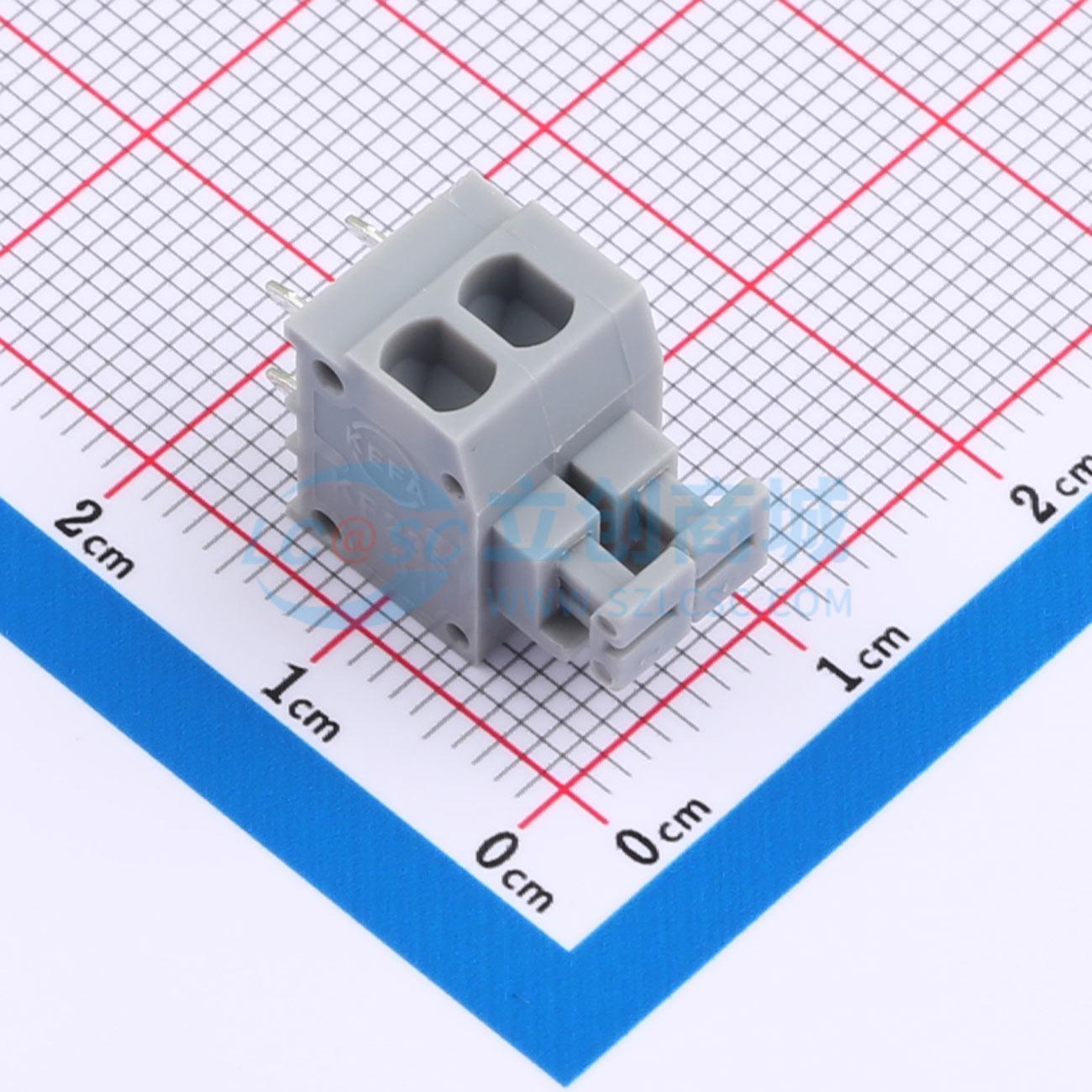 点击查看大图 KF235-3.81-2P实物图