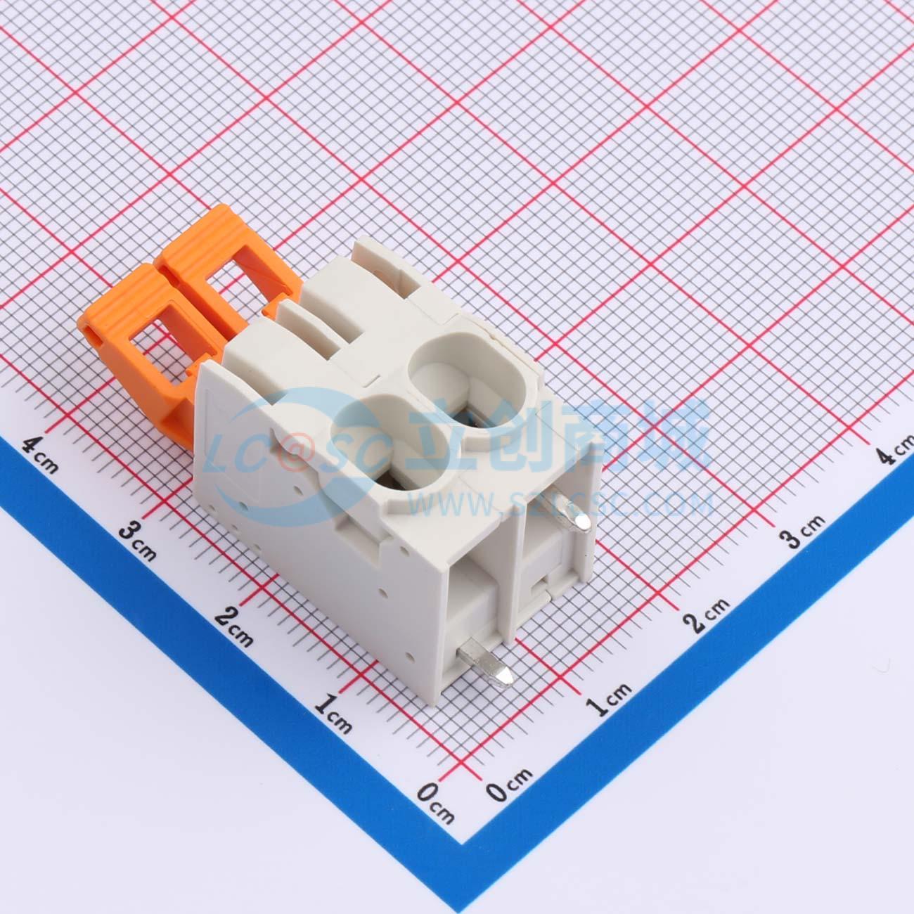 点击查看大图 KF206A-7.5-2P实物图