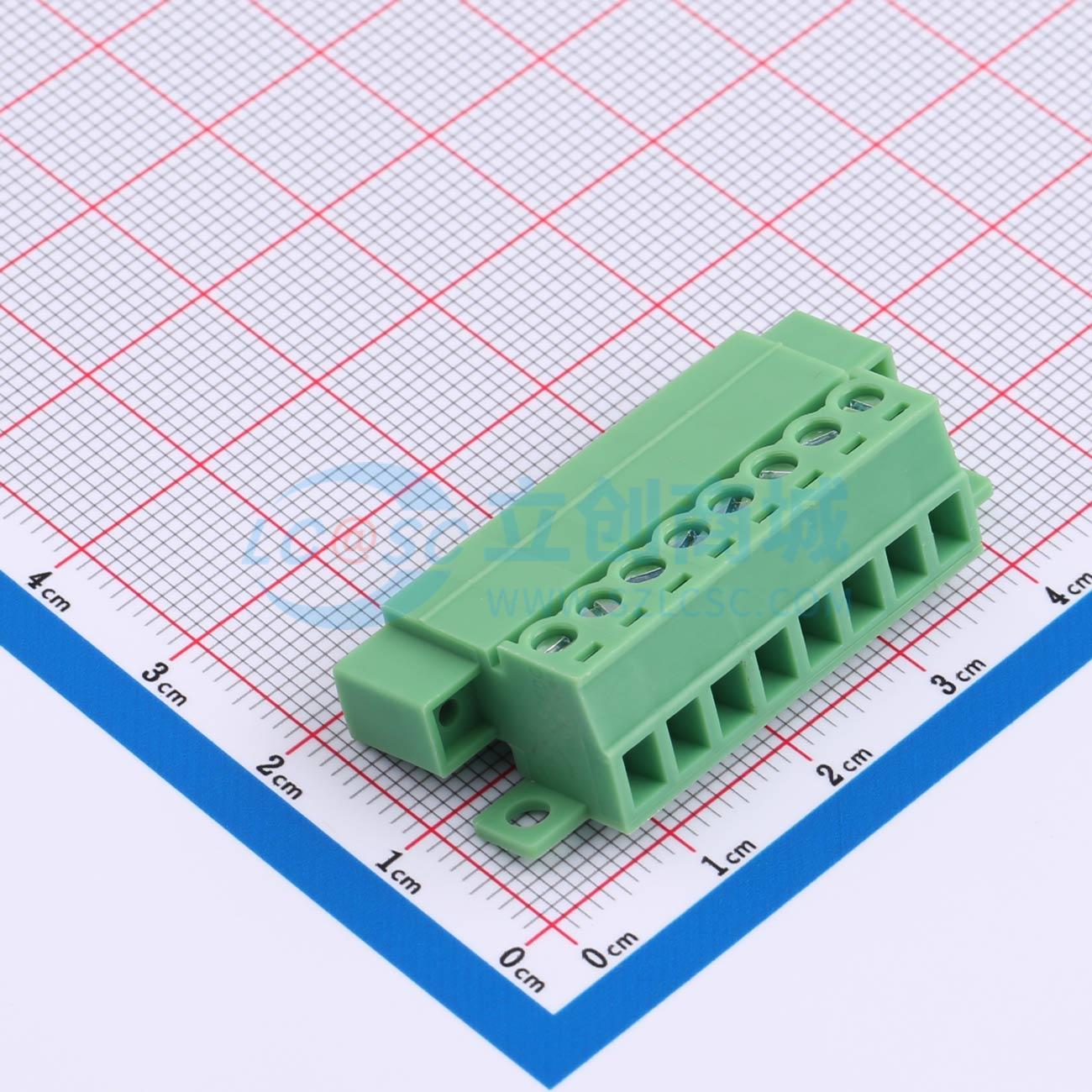 KF2EDGRKPF-3.81-8P实物图