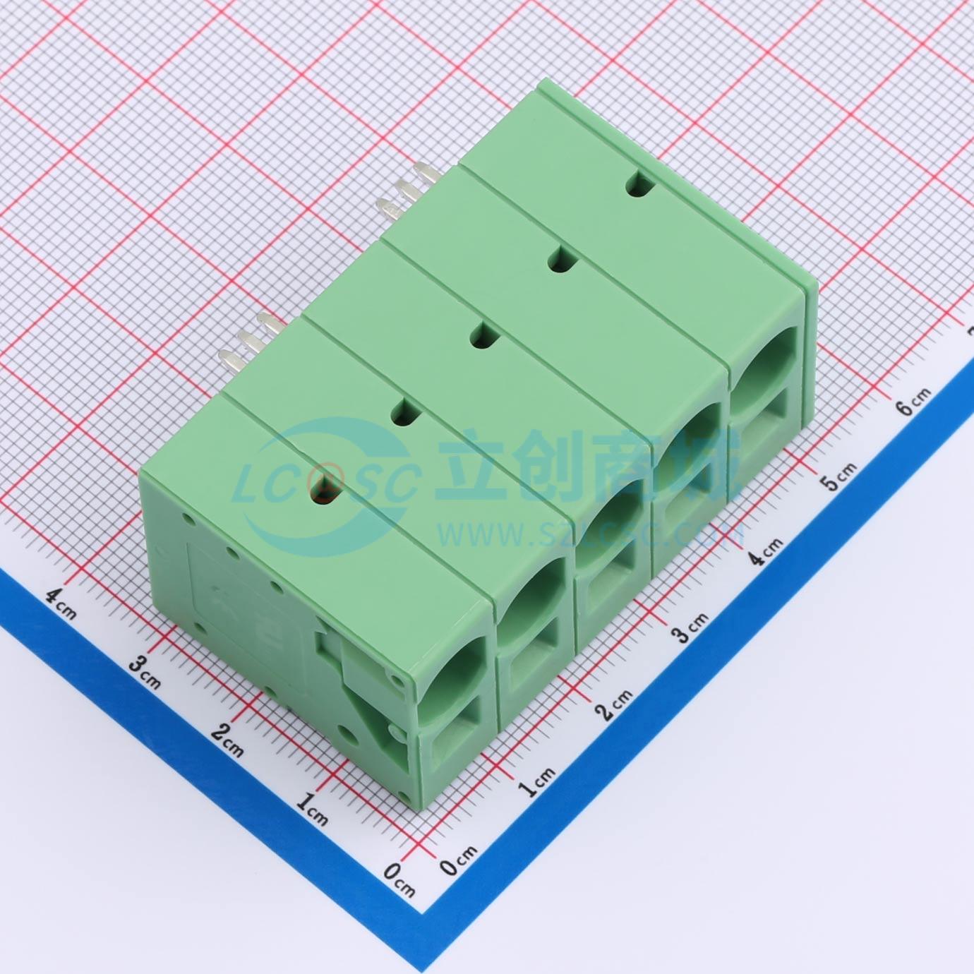 点击查看大图 KF205VA-10.0-5P实物图