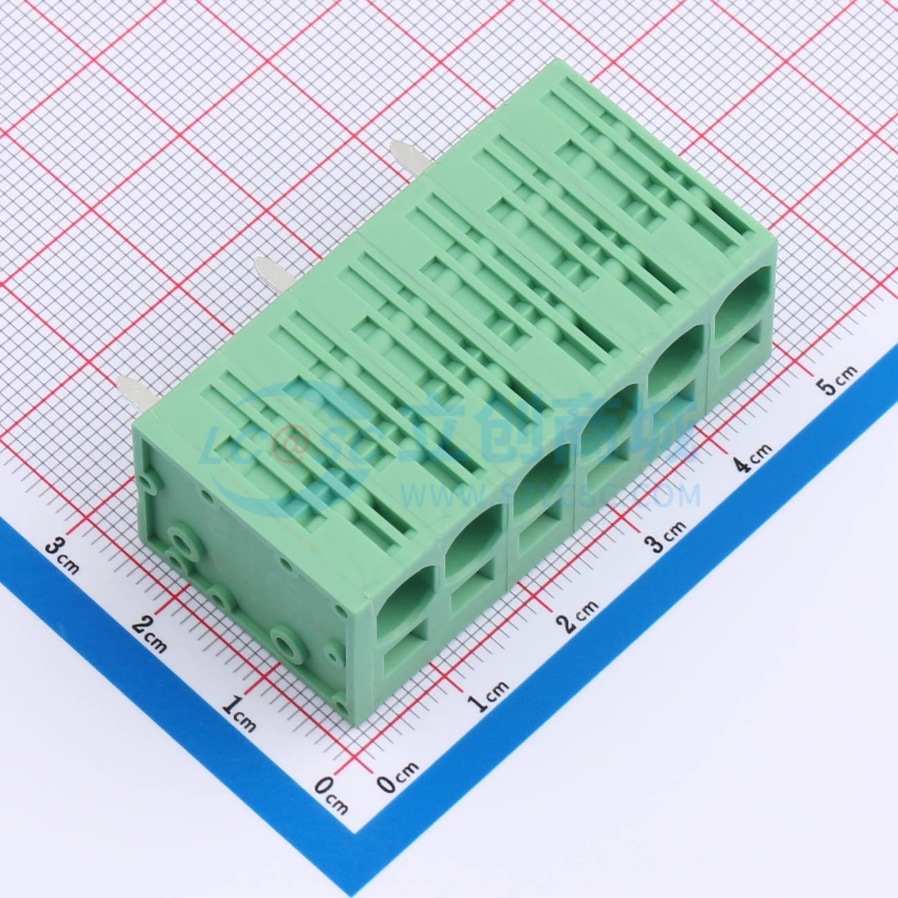 点击查看大图 KF205VA-7.5-6P实物图