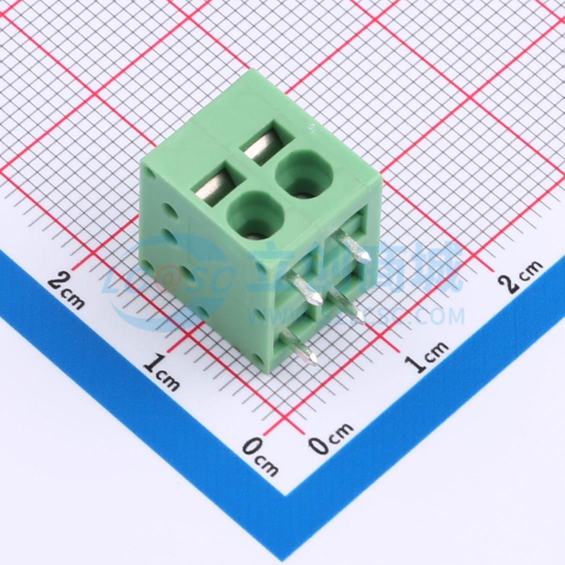 KF205R-5.0-2P实物图