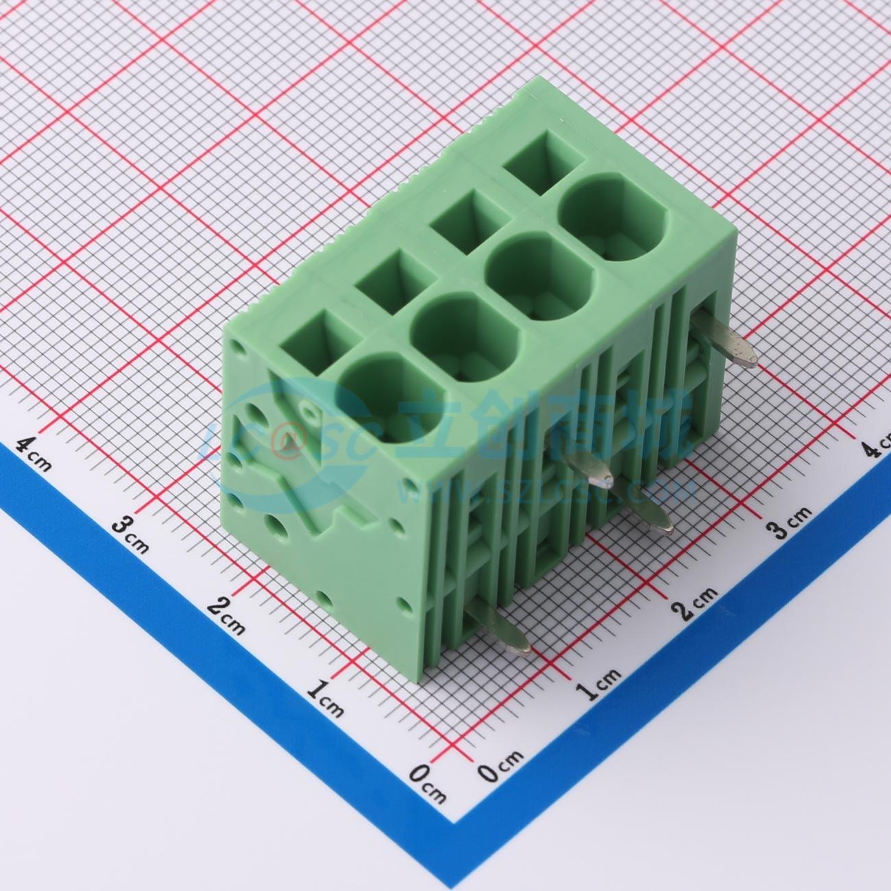 点击查看大图 KF205RA-7.5-4P实物图