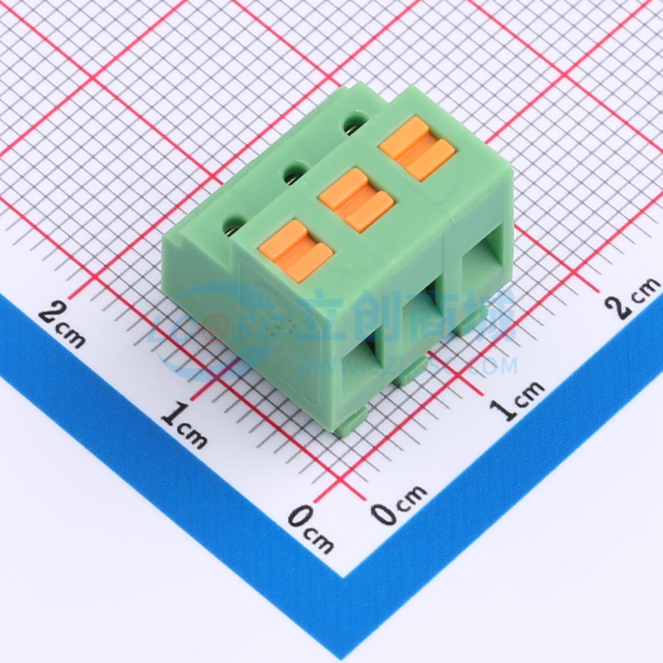 点击查看大图 KF233B-5.0-3P实物图
