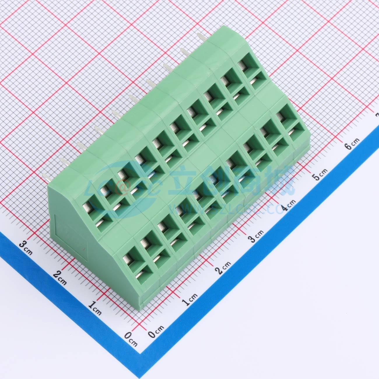 点击查看大图 KFM736A-5.08-2*10P实物图