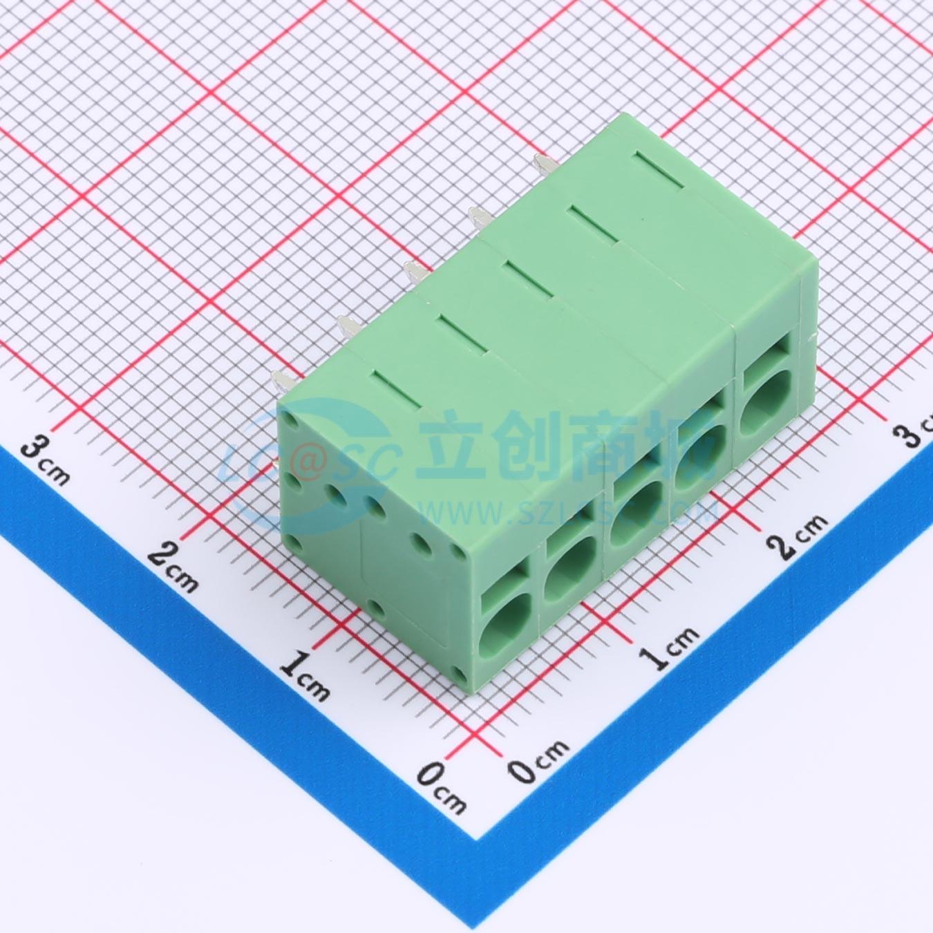 点击查看大图 KF205V-5.0-5P实物图