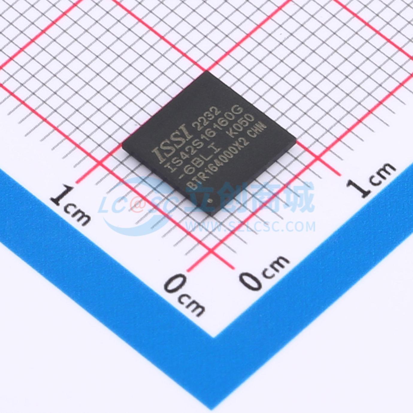 点击查看大图 IS42S16160G-6BLI实物图