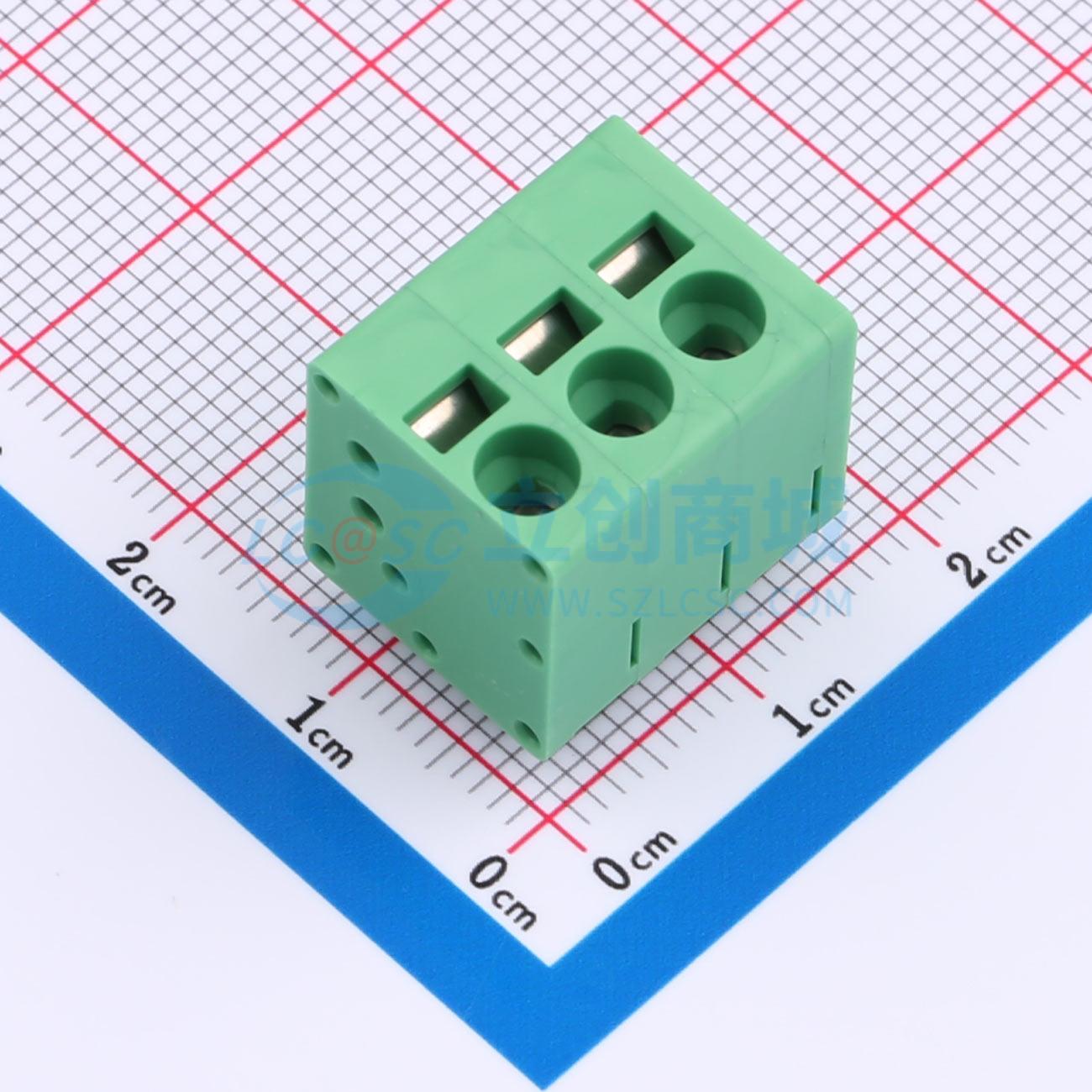 点击查看大图 MX205V-5.0-03P-GN01-Cu-A实物图