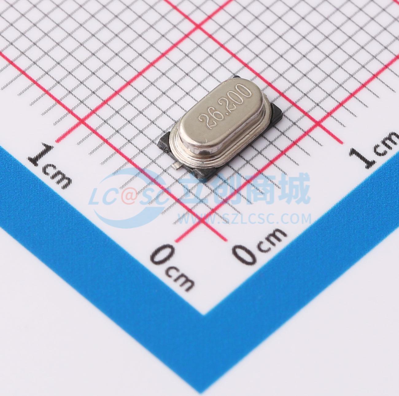 点击查看大图 M49SMD26.2M22PF20PPM实物图