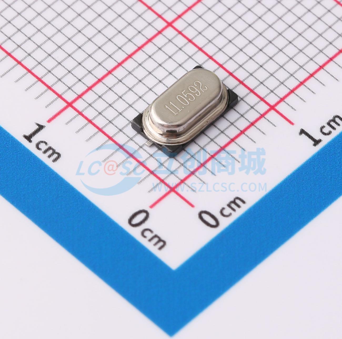 点击查看大图 M49SMD11.0592M18PF10PPM实物图