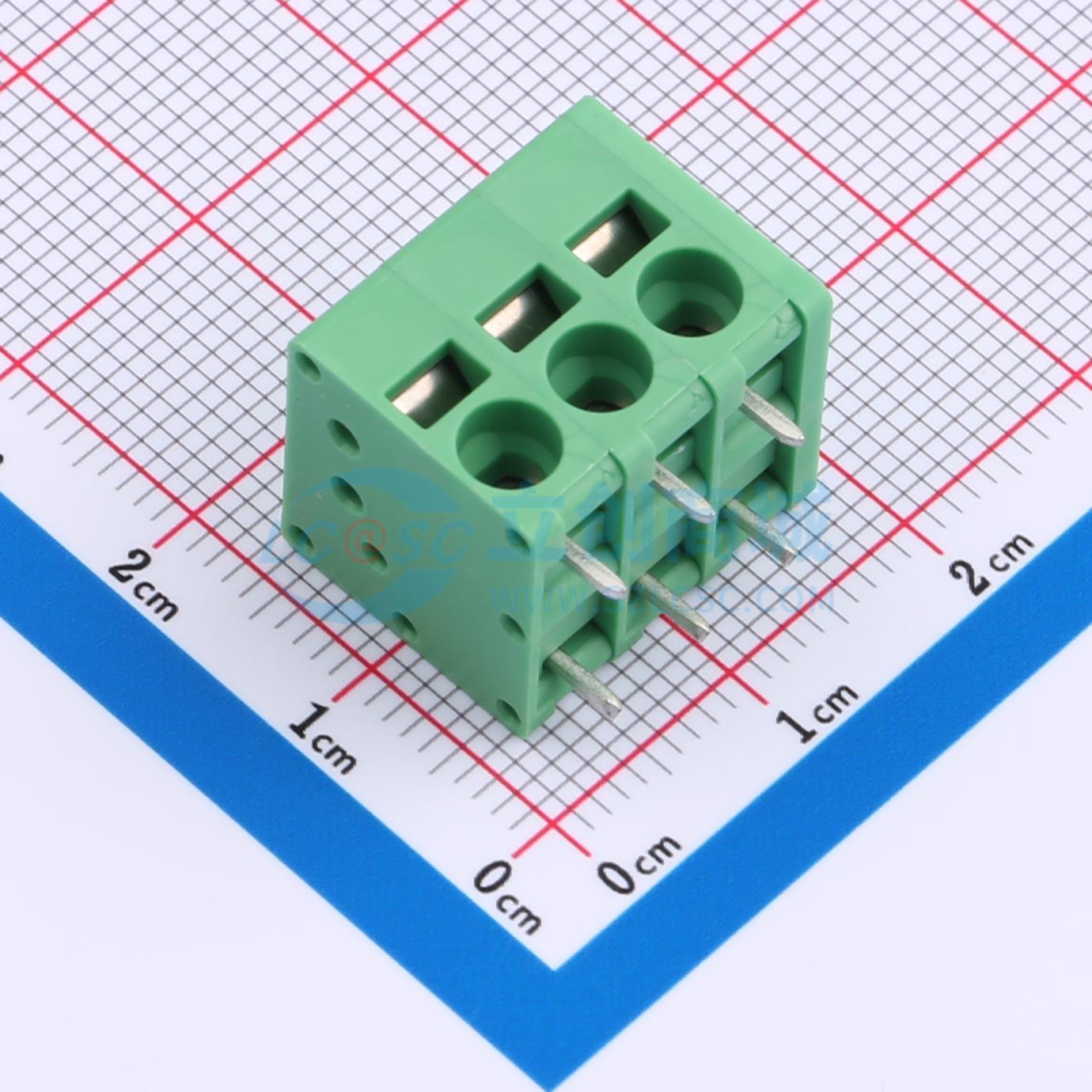 点击查看大图 MX205R-5.0-03P-GN01-Cu-A实物图