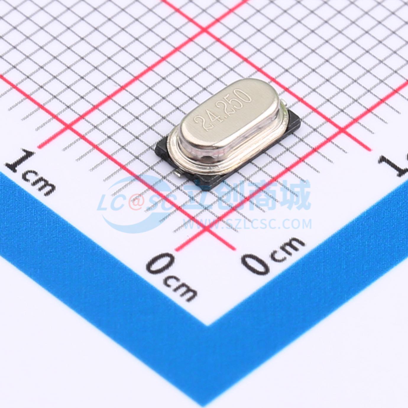 M49SMD24.250M20PF10PPM实物图