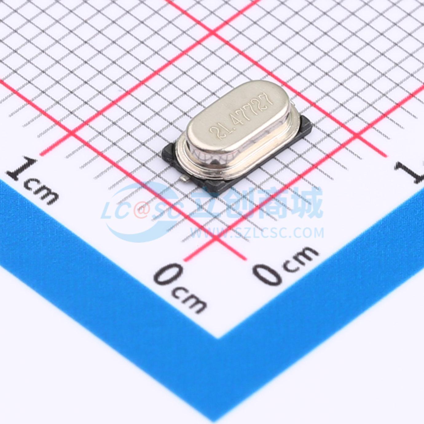 点击查看大图 M49SMD21.47727M20PF10PPM实物图