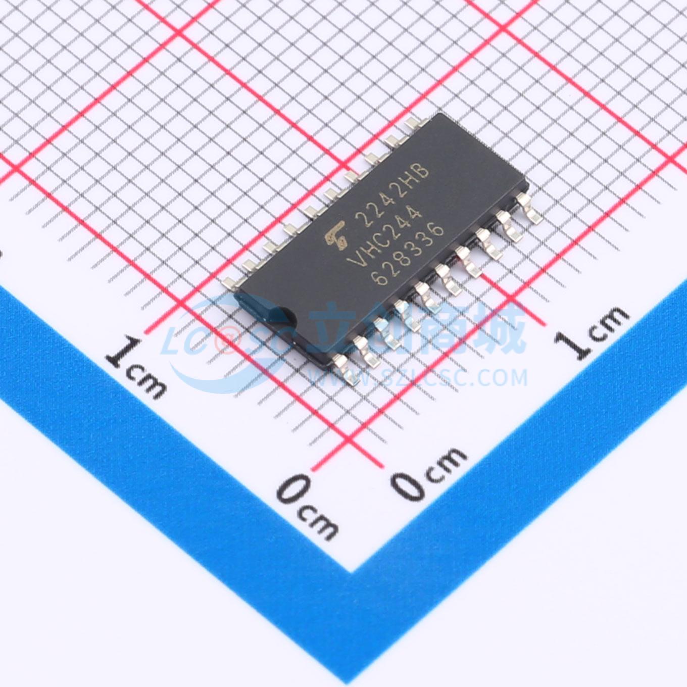 点击查看大图 TC74VHC244F(EL,K,F实物图