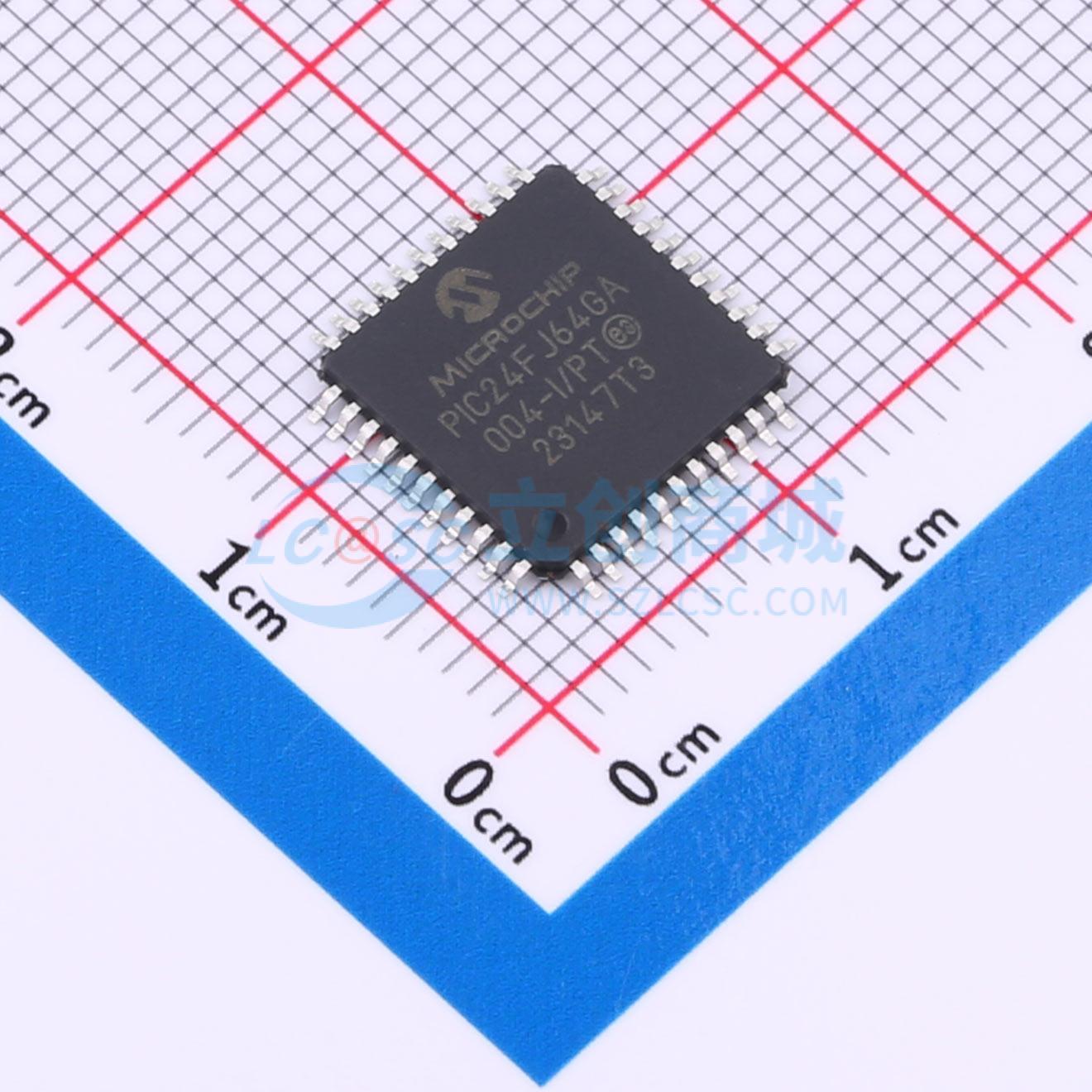 点击查看大图 PIC24FJ64GA004T-I/PT实物图