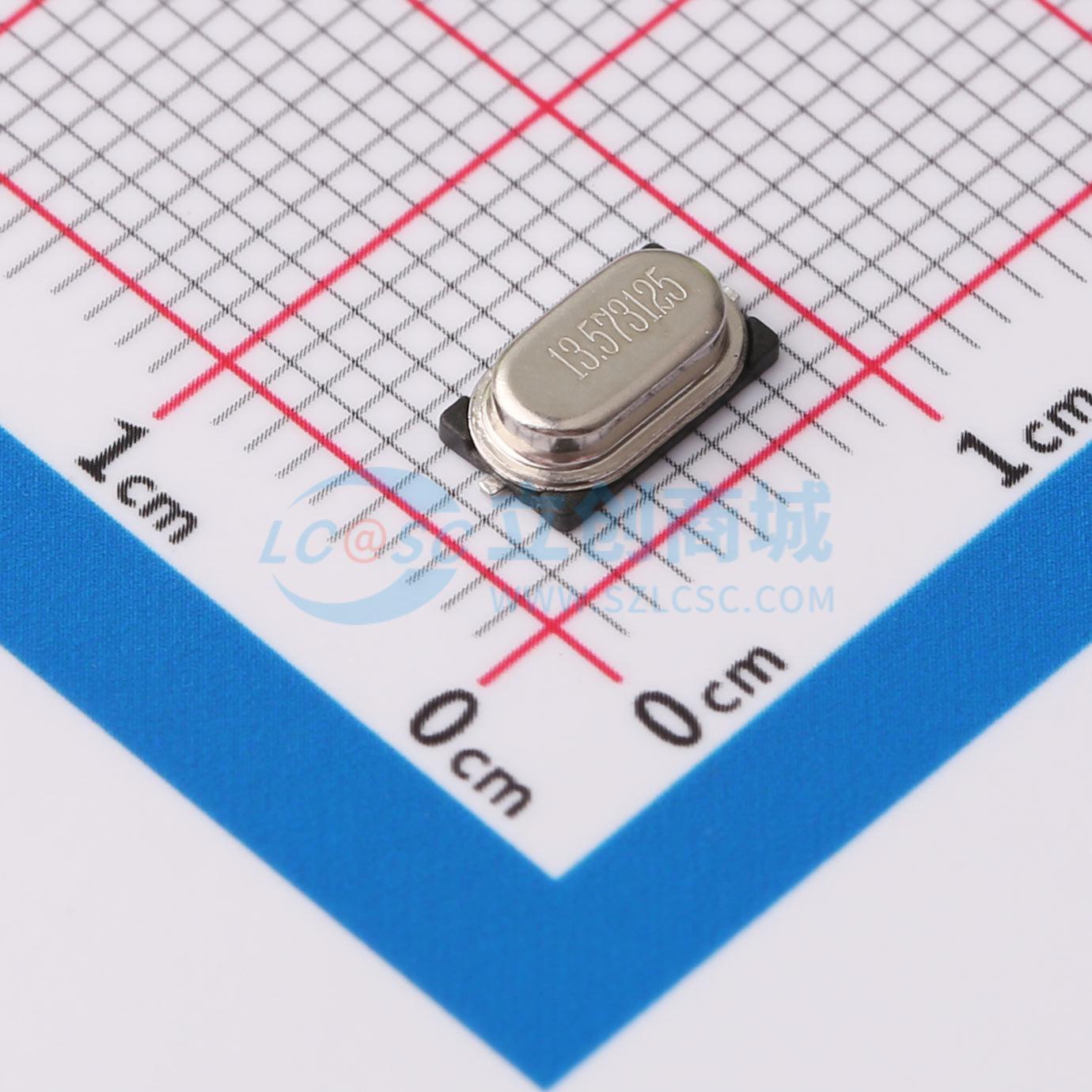 M49SMD13.573125M10PF10PPM实物图