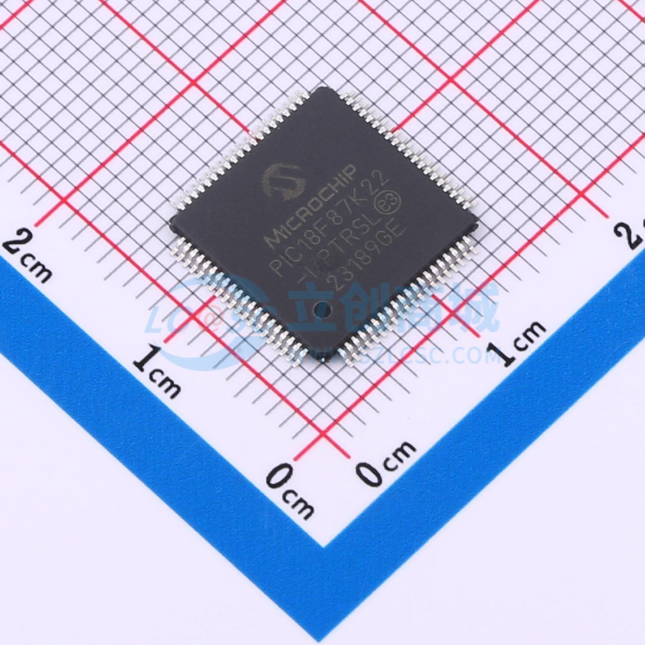 点击查看大图 PIC18F87K22-I/PTRSL实物图