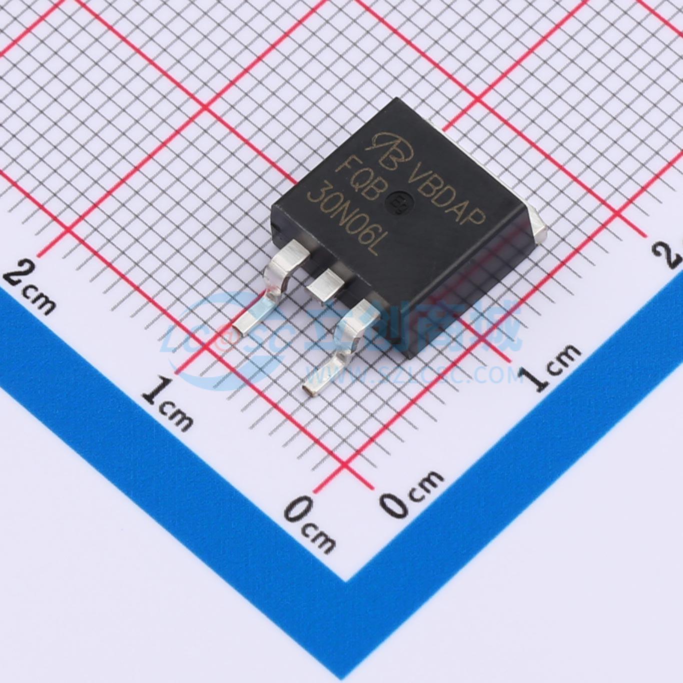 点击查看大图 FQB30N06LTM-VB实物图