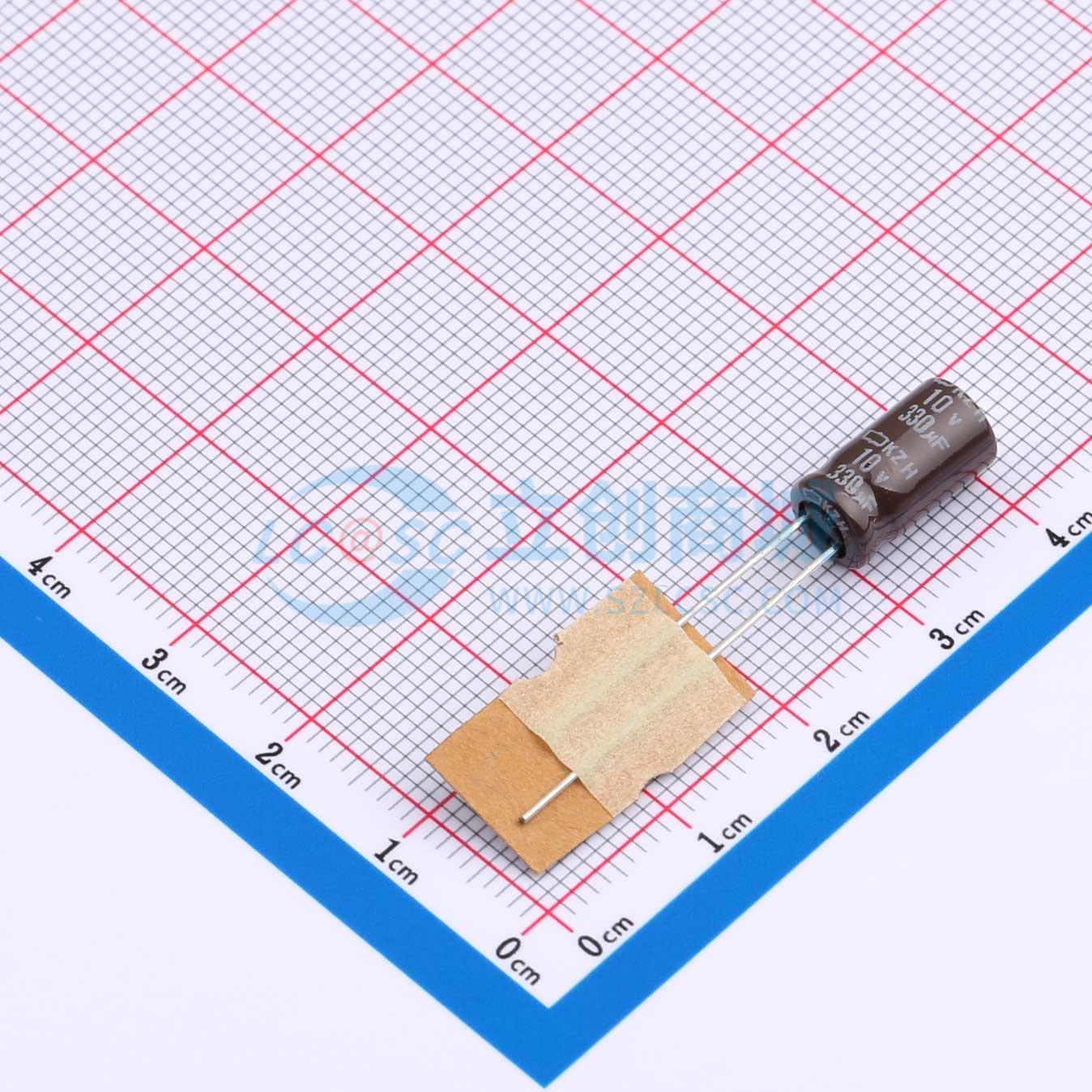 EKZH100ETD331MF11D实物图