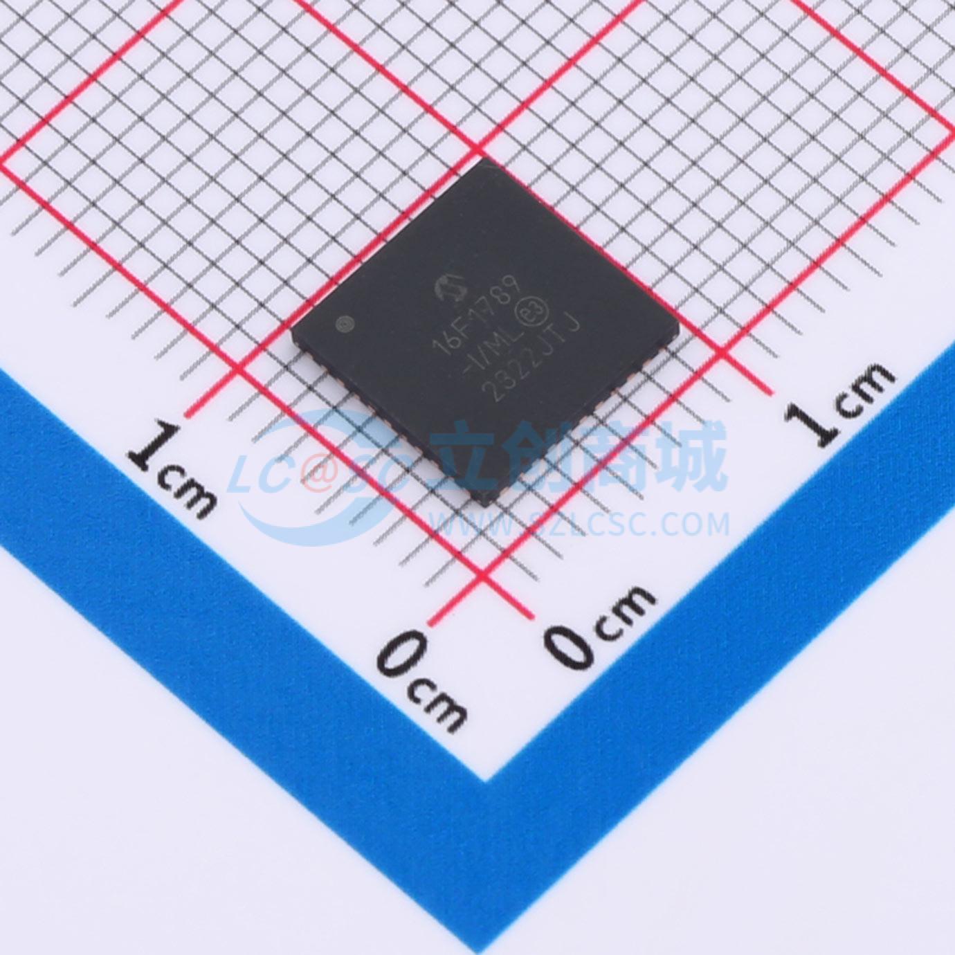 点击查看大图 PIC16F1789-I/ML实物图