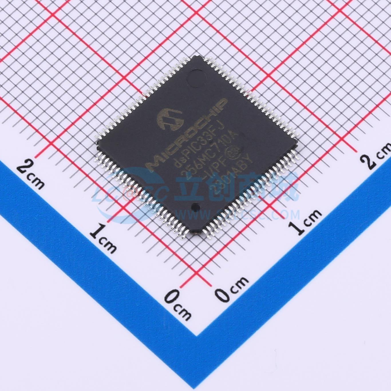 点击查看大图 dsPIC33FJ256MC710A-I/PF实物图