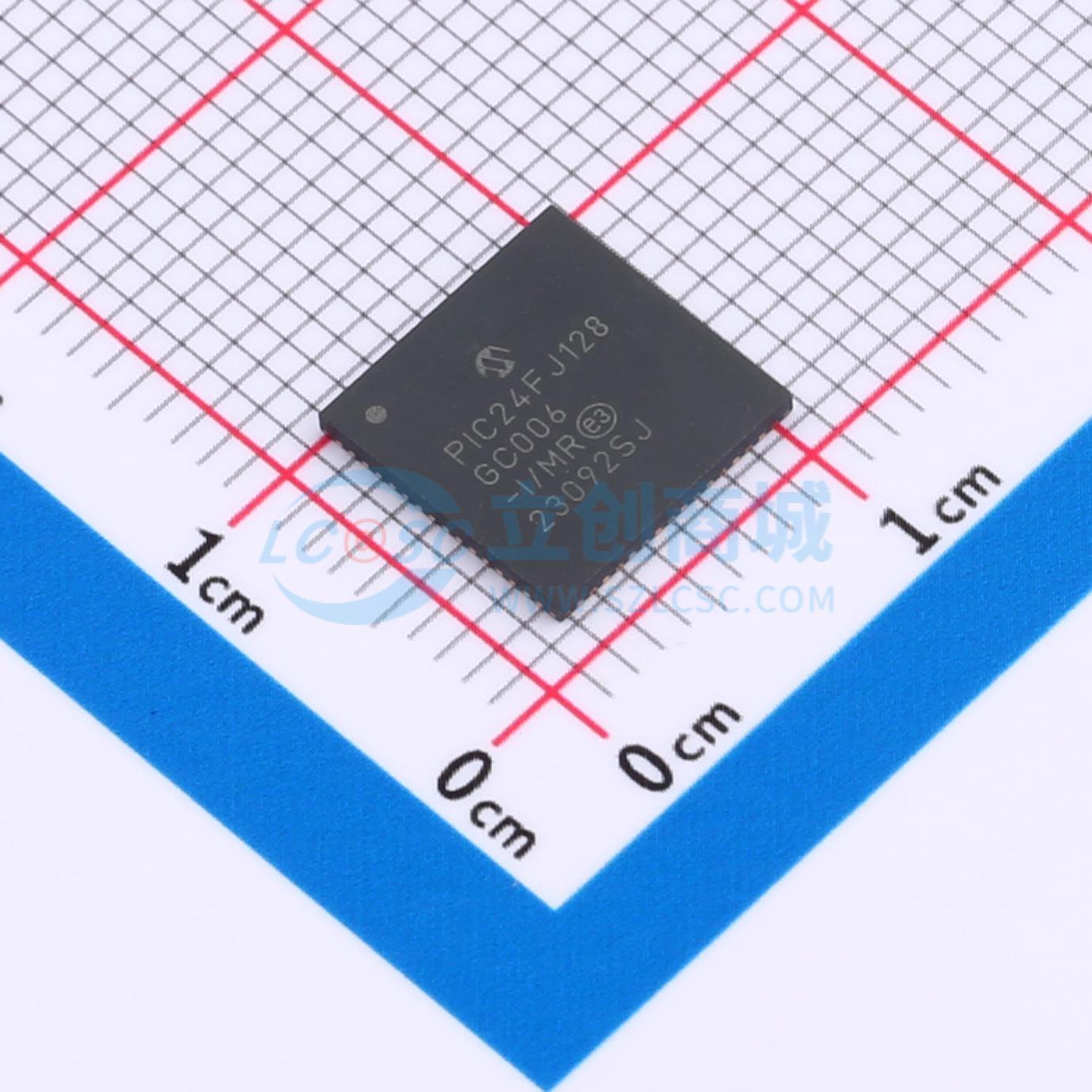 点击查看大图 PIC24FJ128GC006-I/MR实物图
