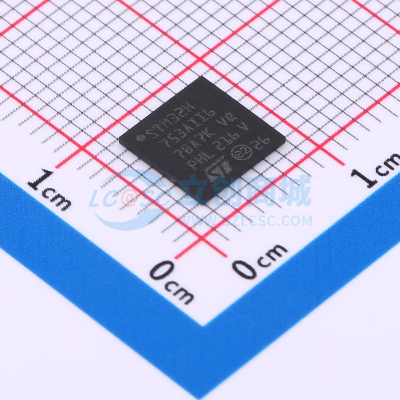 点击查看大图 STM32H753AII6实物图