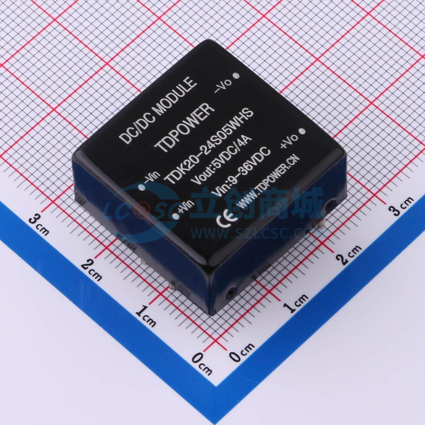 点击查看大图 TDK20-24S05WHS实物图