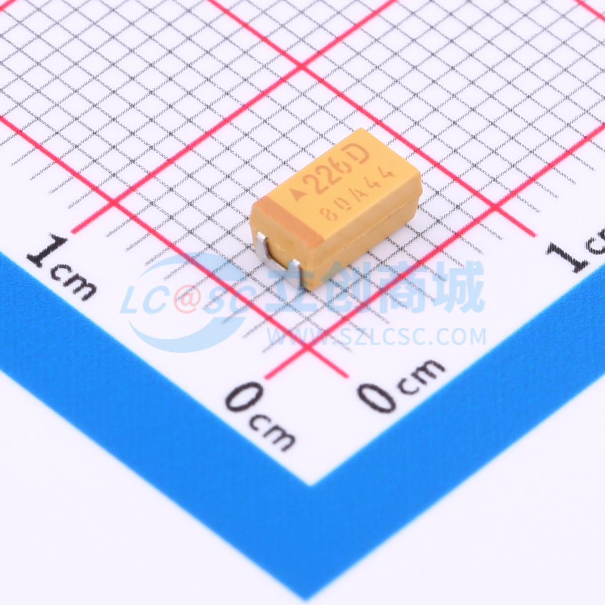 点击查看大图 TAJC226M020RNJ实物图