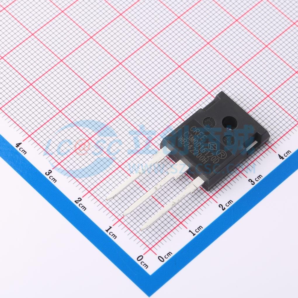 点击查看大图 C3M0016120D实物图