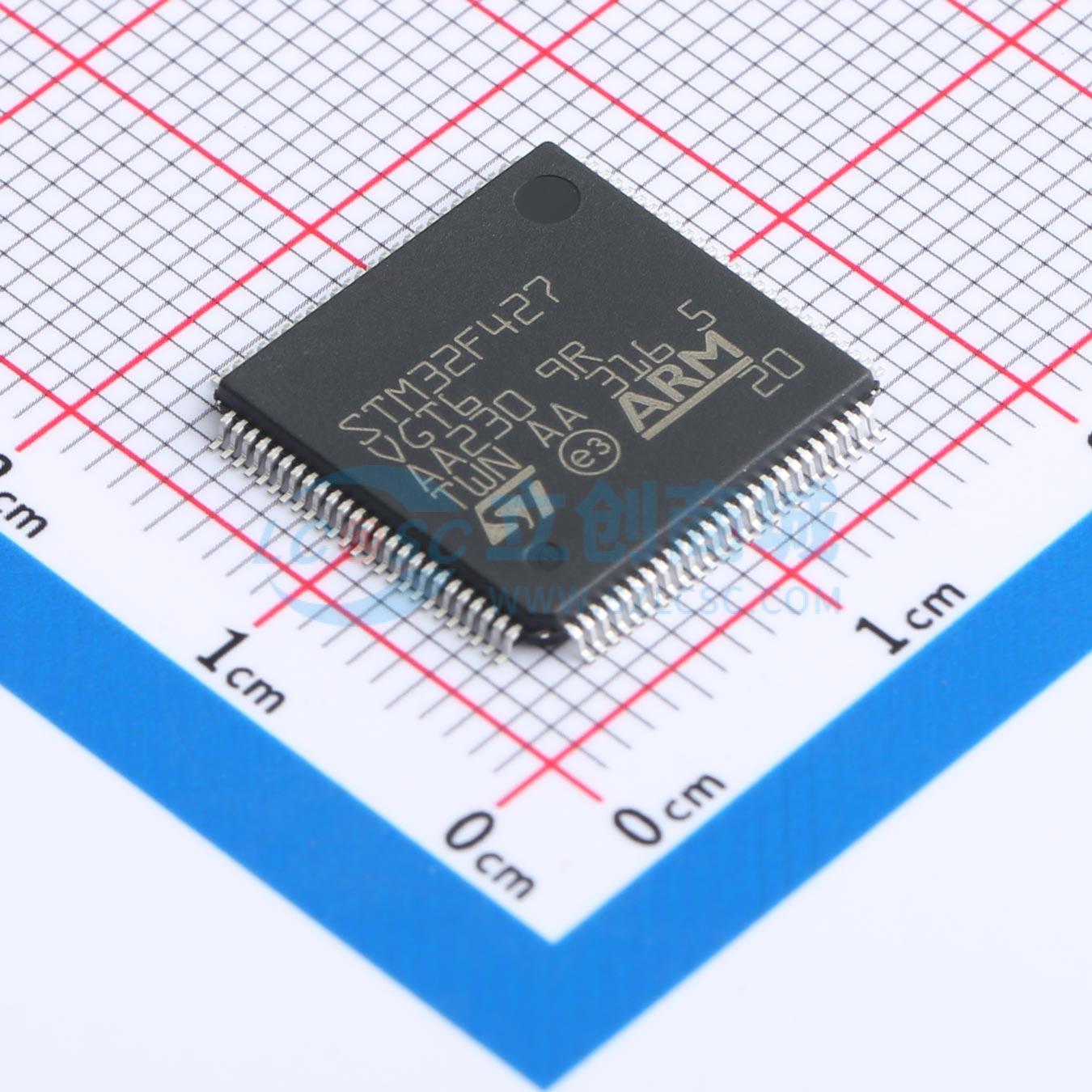 STM32F427VGT6TR实物图