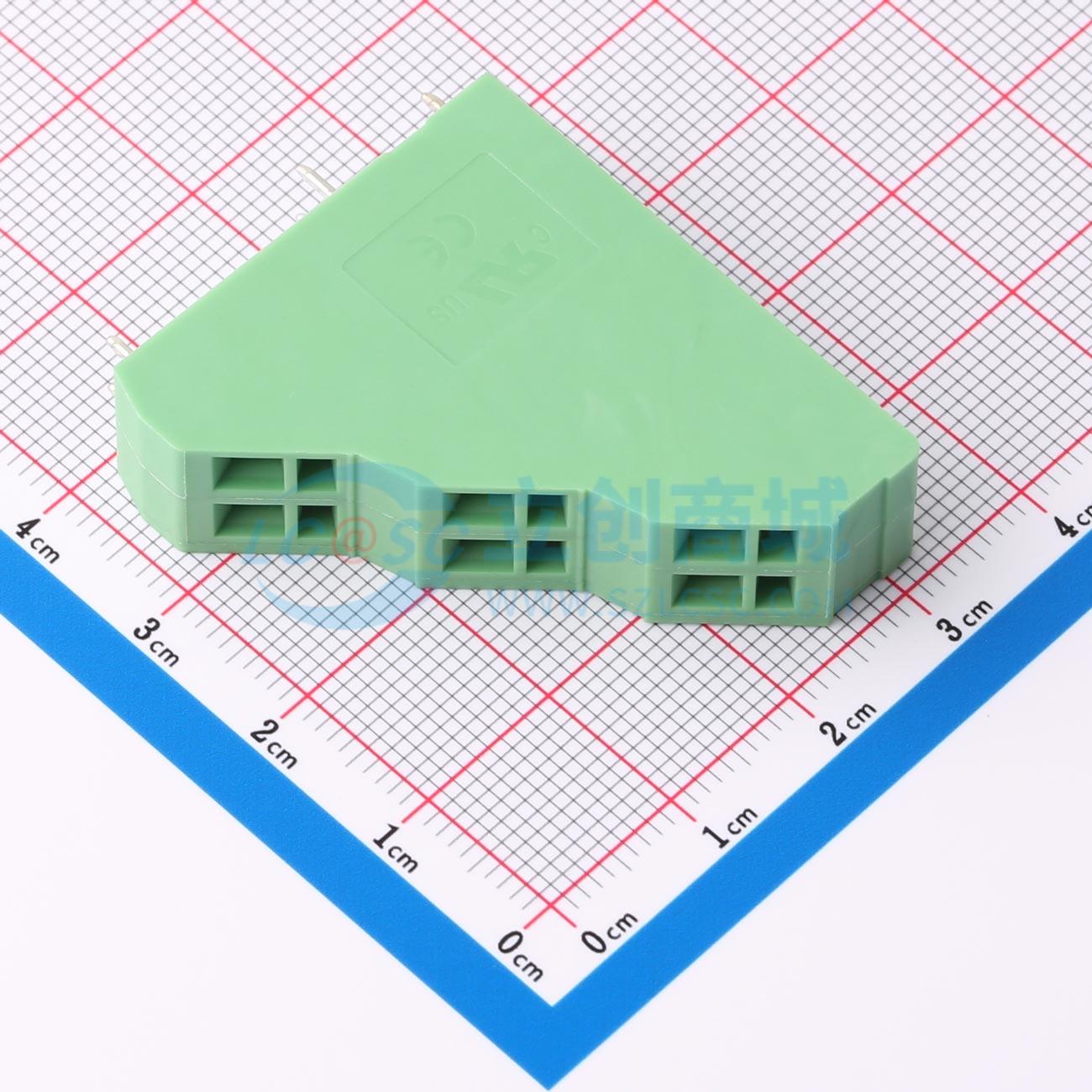 点击查看大图 KFM736A3-5.08-3*2P实物图