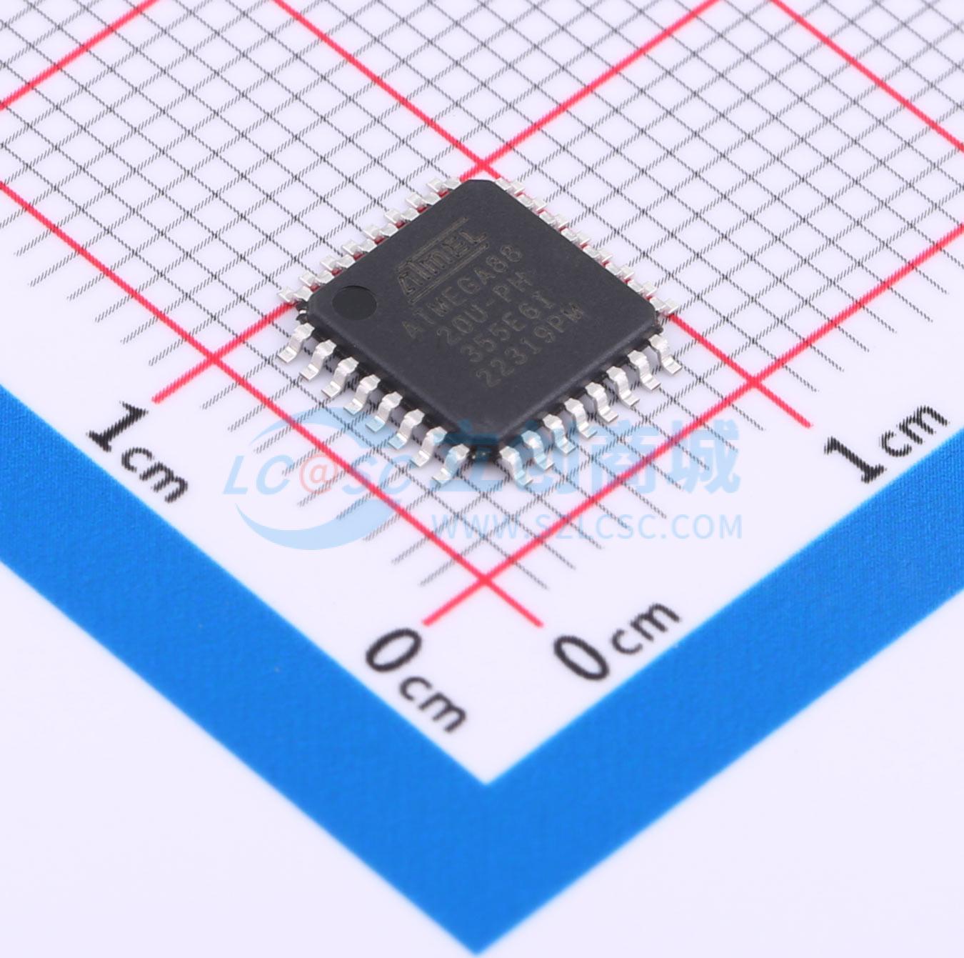 ATMEGA88-20AU实物图