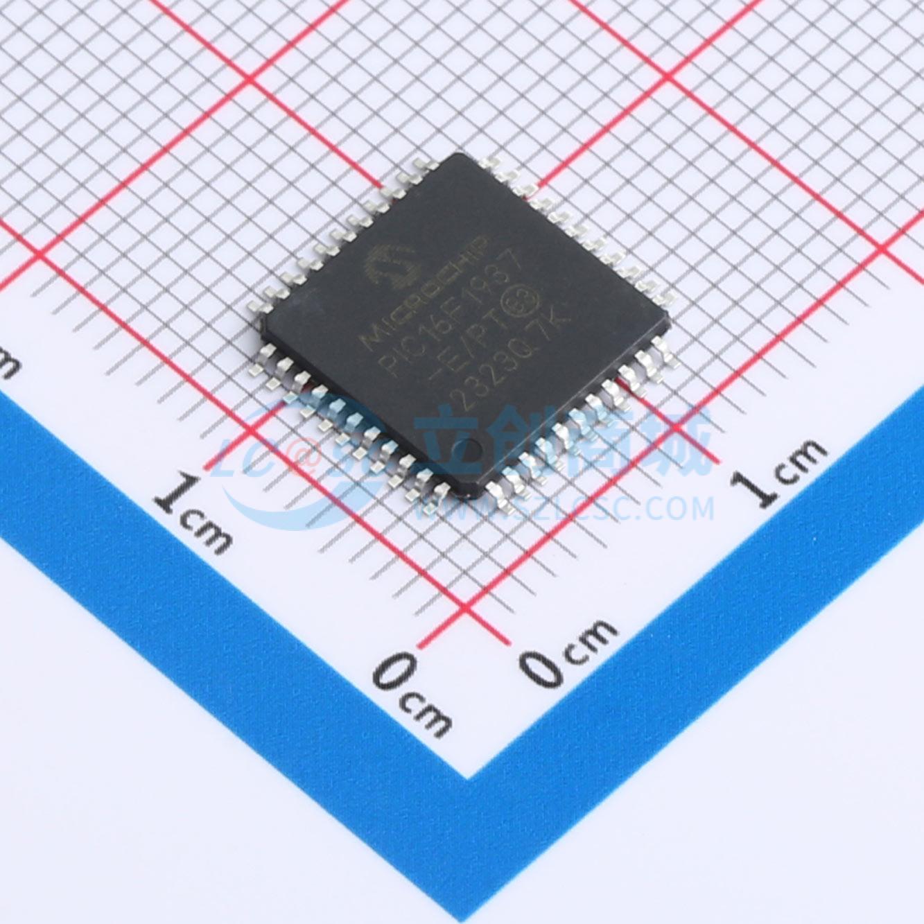点击查看大图 PIC16F1937-E/PT实物图