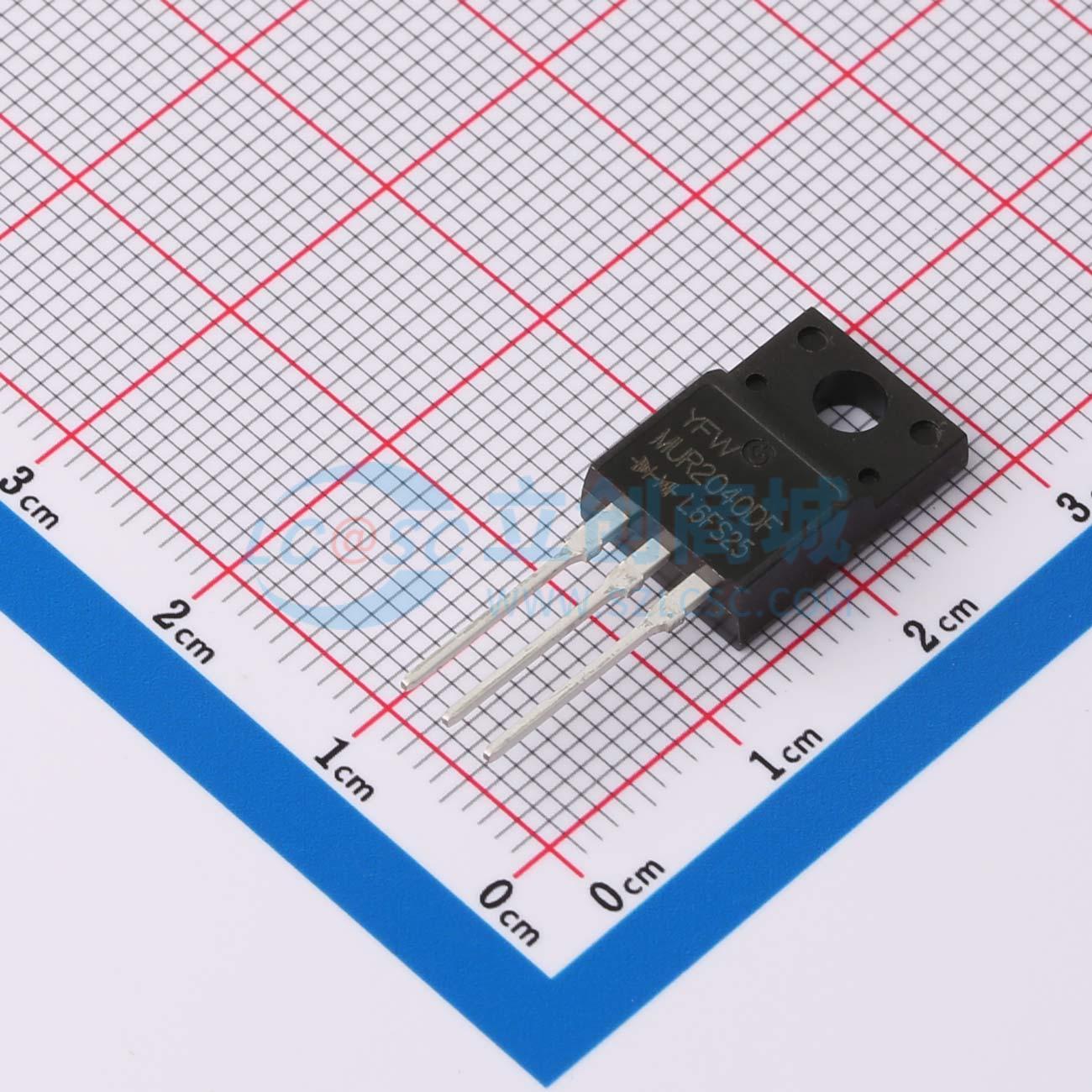 点击查看大图 MUR2040DF实物图