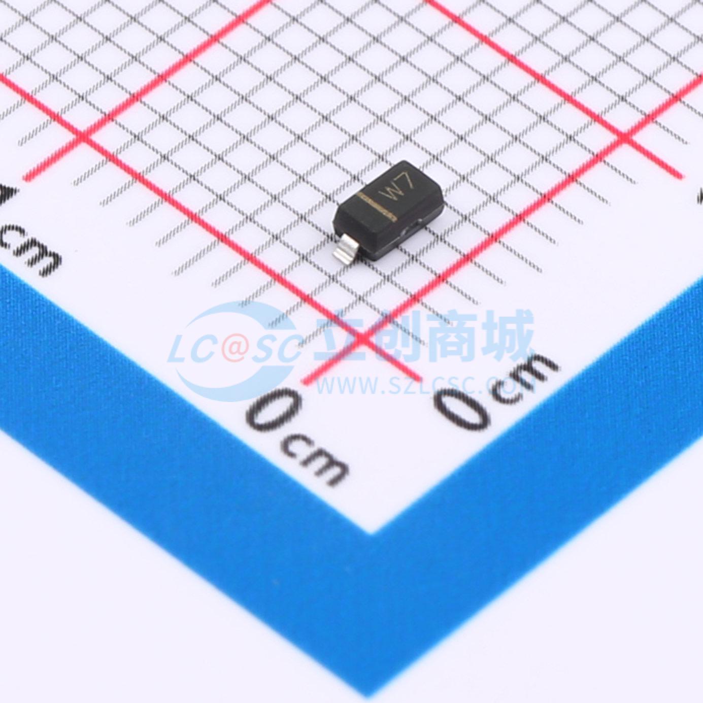 点击查看大图 BZT52C4V7实物图