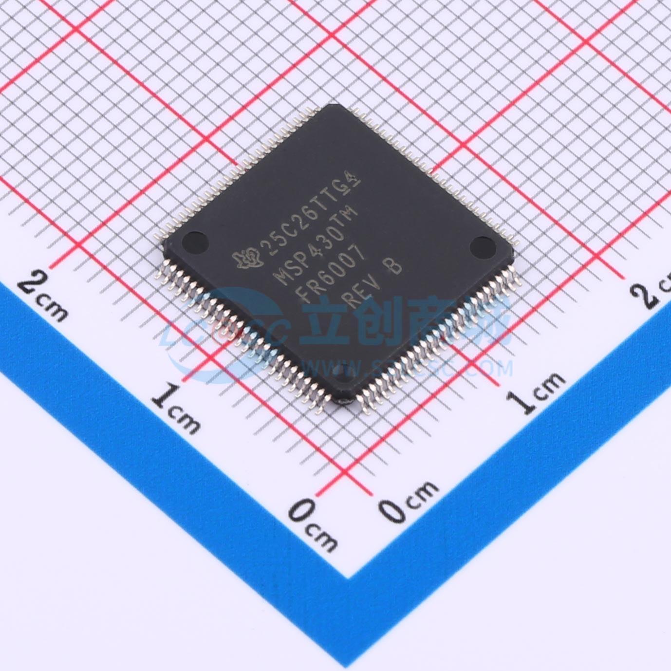 点击查看大图 MSP430FR6007IPZR实物图