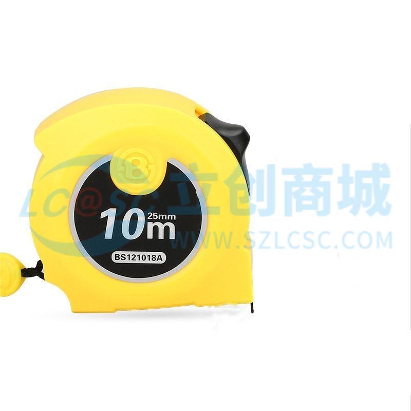 BOSI(波斯)，钢卷尺钢尺鲁班尺风水尺卷尺高精度1018X，10m*25mm白公制