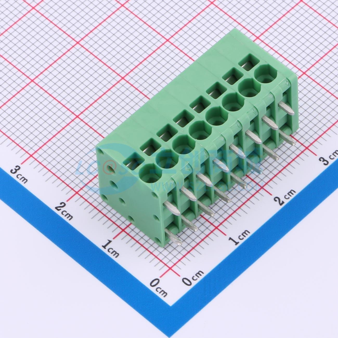 点击查看大图 MX205R-3.5-08P-GN01-Cu-A实物图