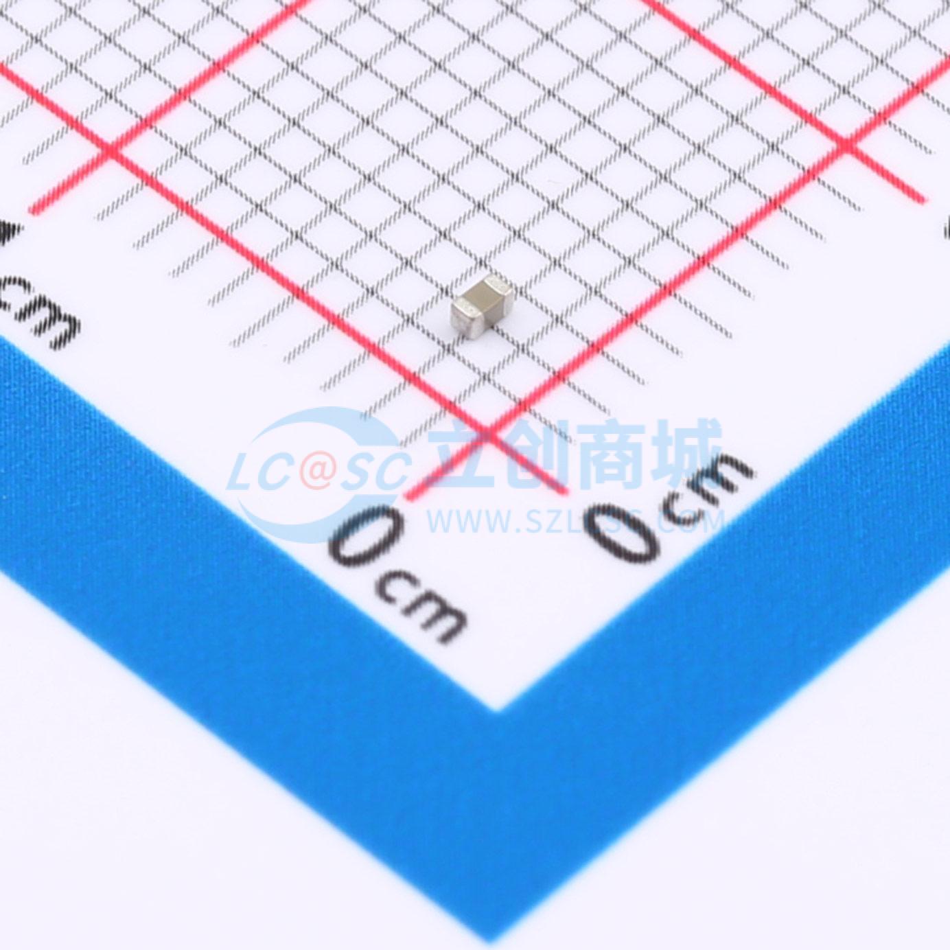 点击查看大图 CGA0402X5R106M4R0GT实物图