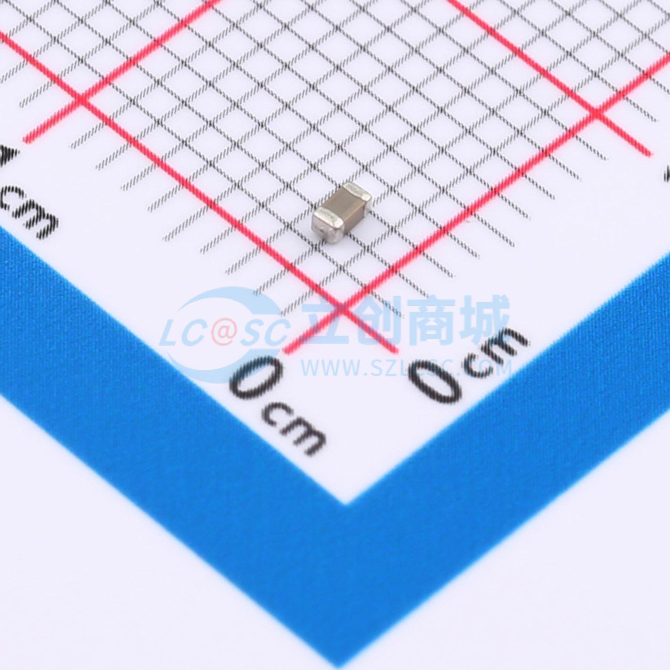 点击查看大图 CGA0603X5R106M100JT实物图