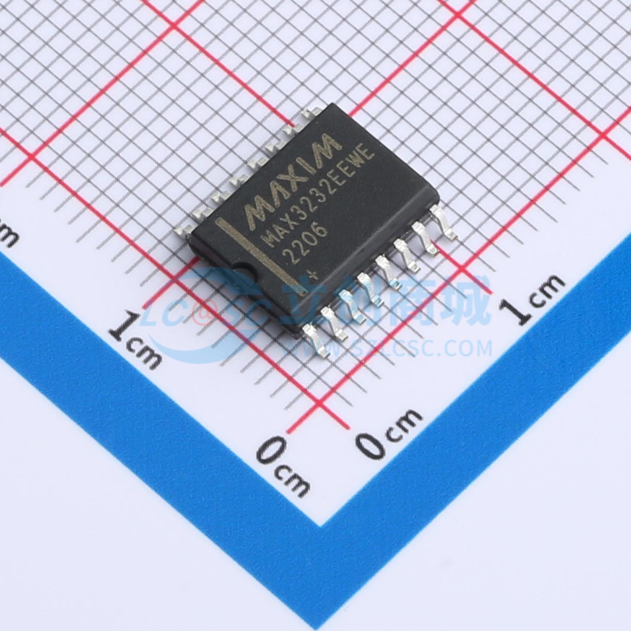 点击查看大图 MAX3232EEWE+T实物图