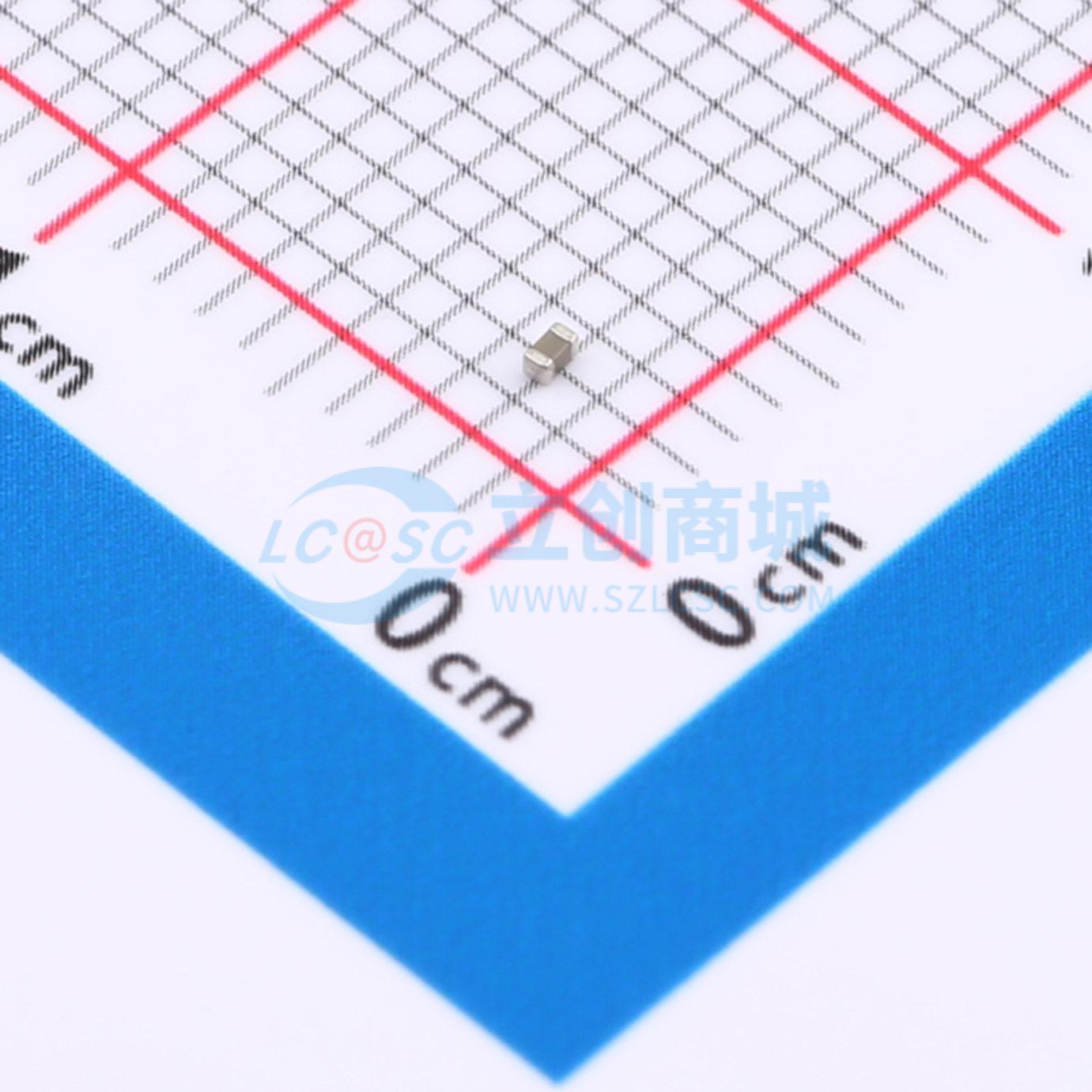 点击查看大图 CGA0402X7R105K6R3GT实物图